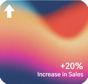 Our tools can result in a 20% increase in sales